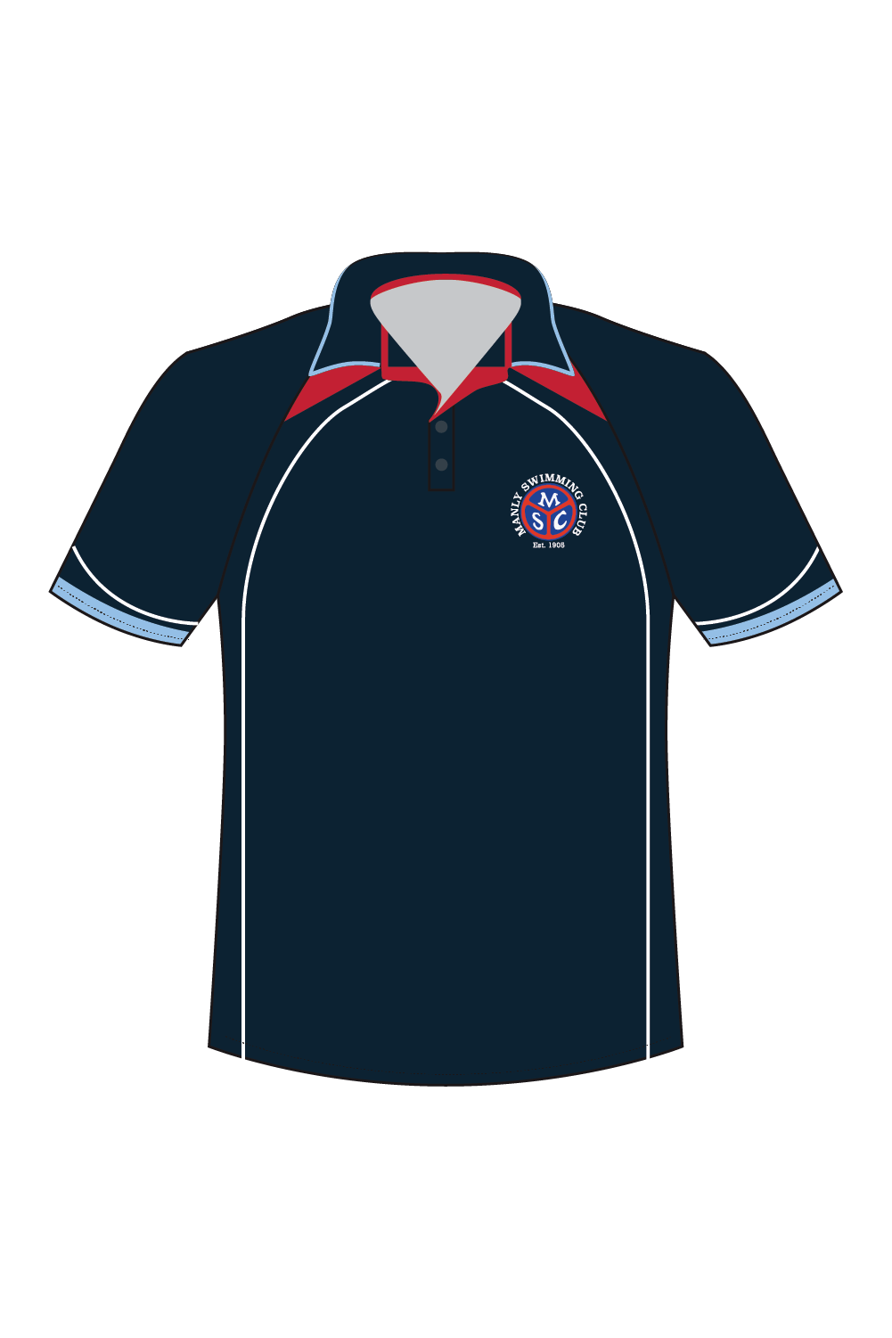 Manly Swimming Club Men's Polo