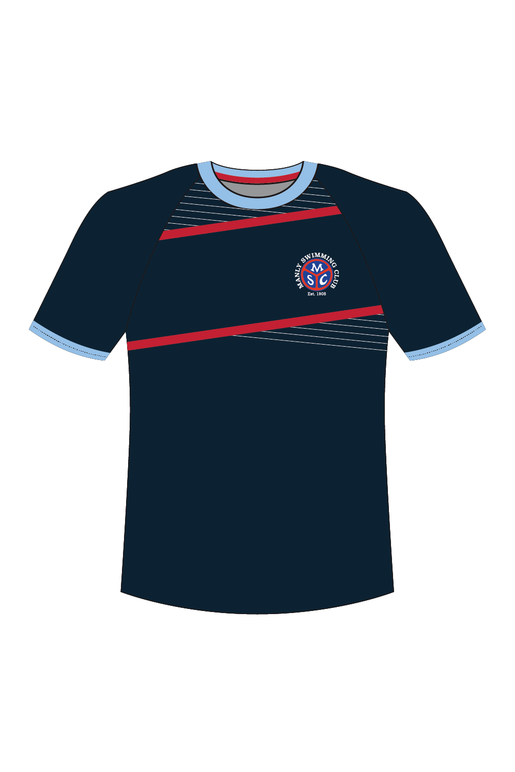 Manly Swimming Club Women's Sports Tee