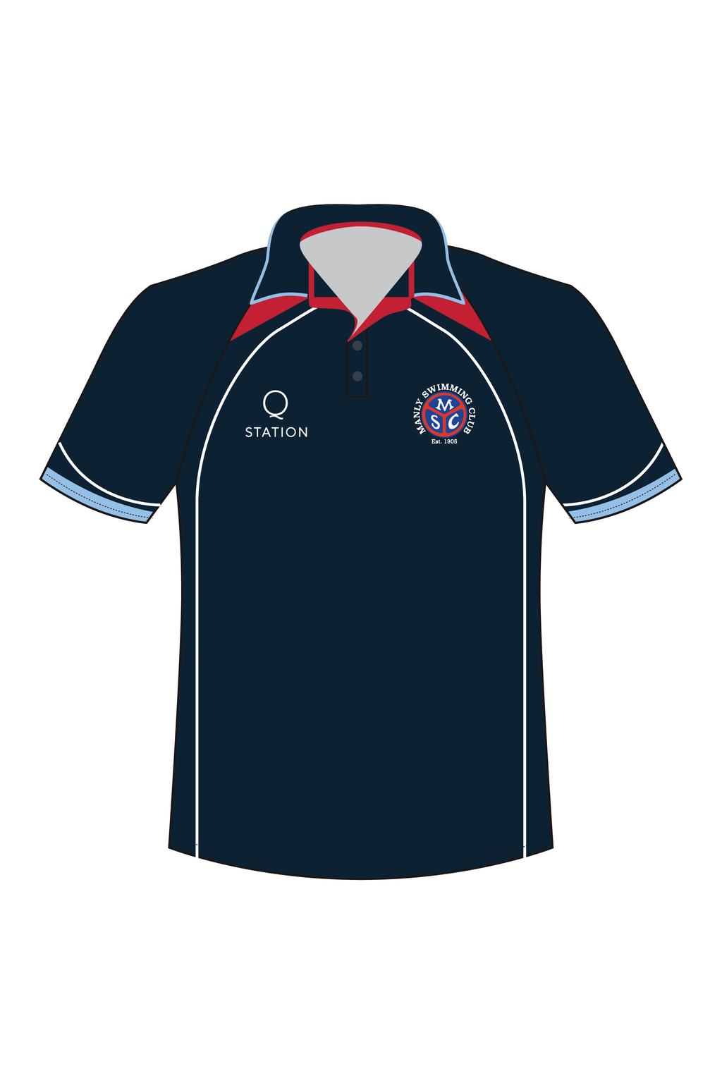 2026 Manly Swimming Club Kid's Polo