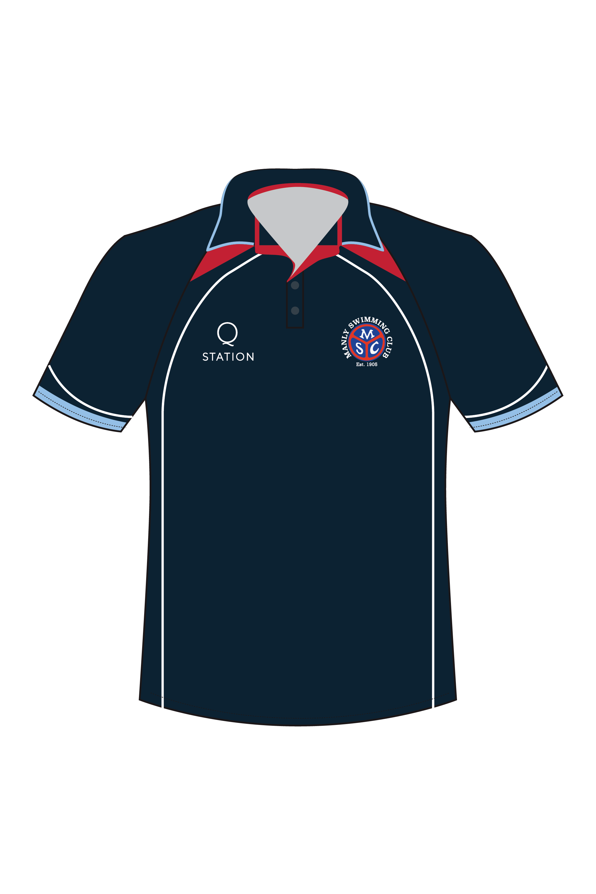 2026 Manly Swimming Club Kid's Polo