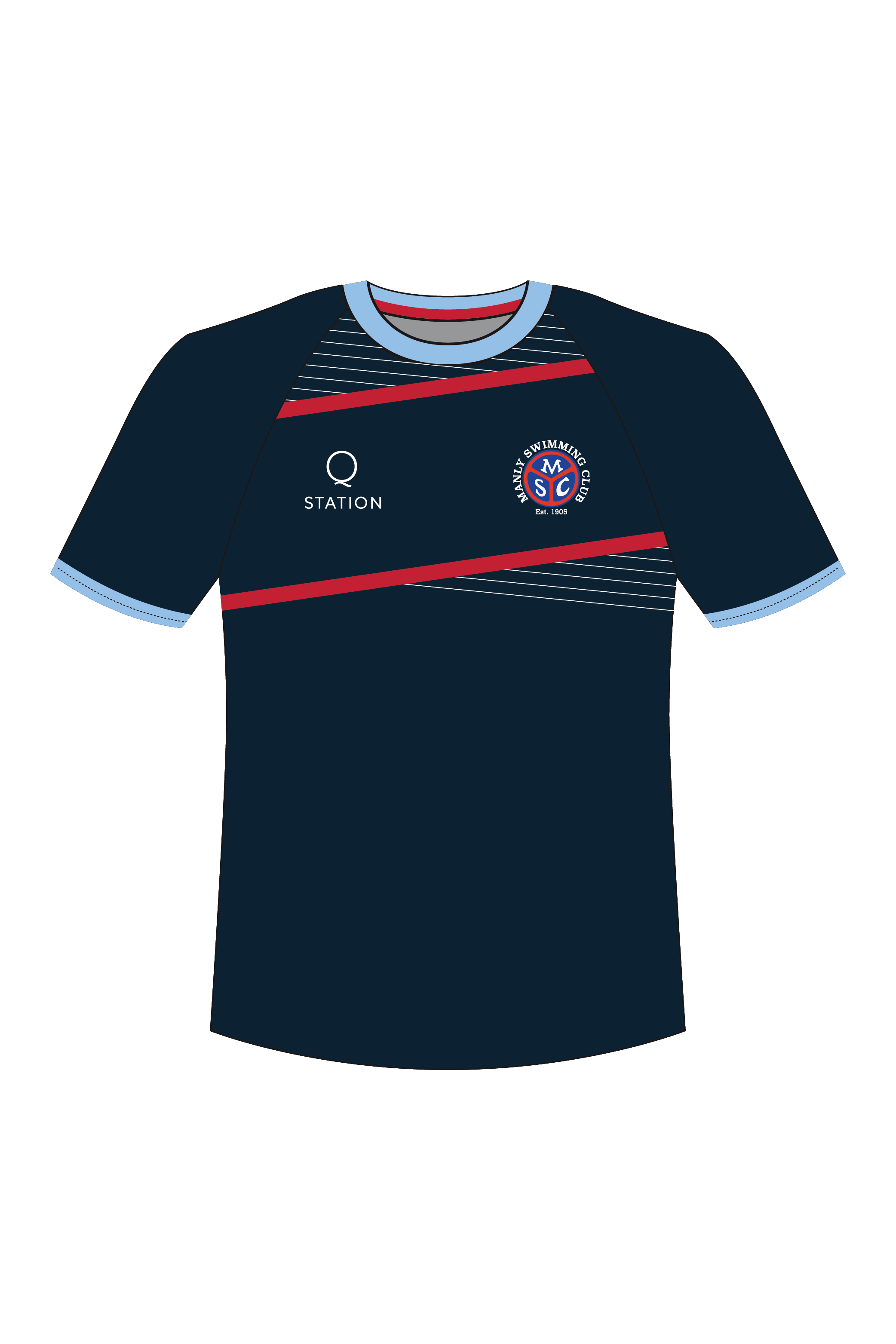 2026 Manly Swimming Club Women's Sports Tee