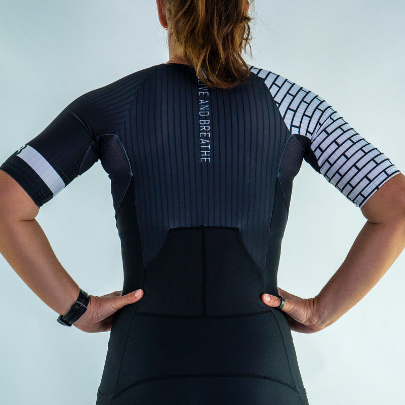 Panthers Women's Sleeve Tri Suit