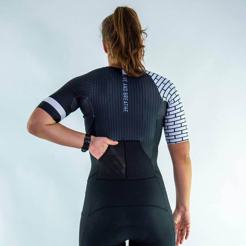 Panthers Women's Sleeve Tri Suit