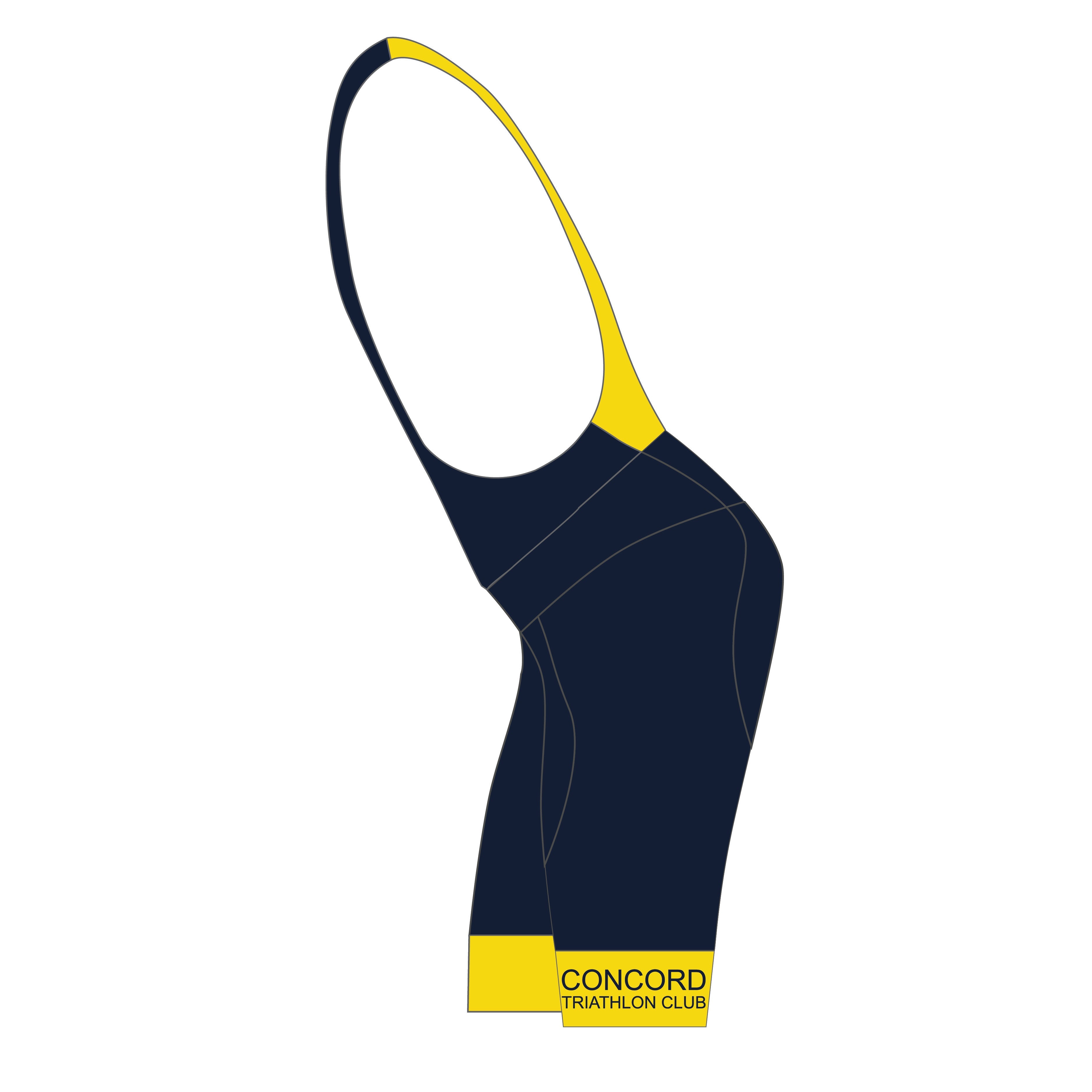 Concord Tri Club Men's Domestique Bib